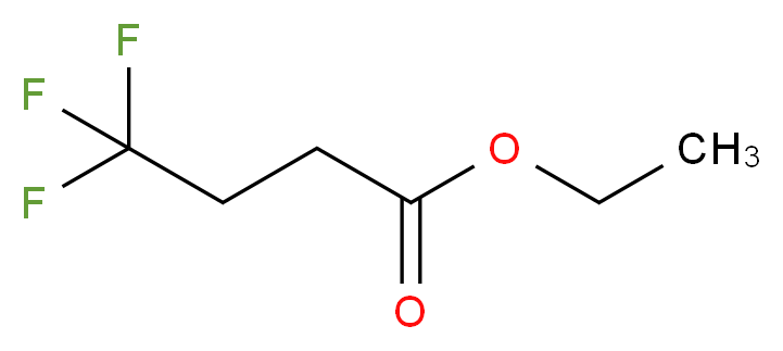 4,4,4-三氟丁酸乙酯_分子结构_CAS_371-26-6)