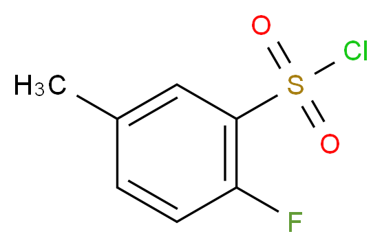 2-Fluoro-5-methylbenzenesulphonyl chloride_分子结构_CAS_)
