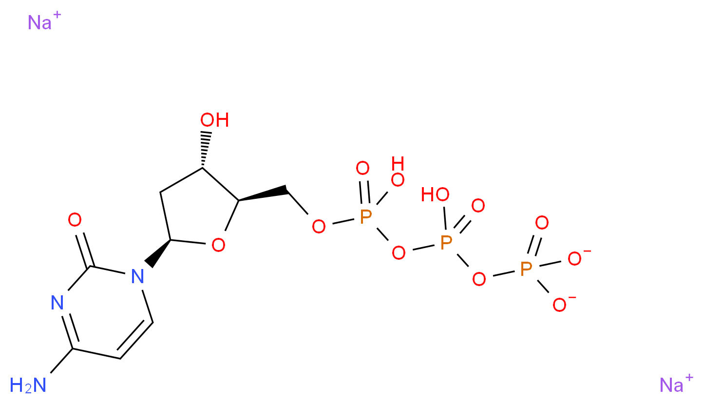 2'-Deoxycytidine 5'-Triphosphate Disodium Salt_分子结构_CAS_102783-51-7)