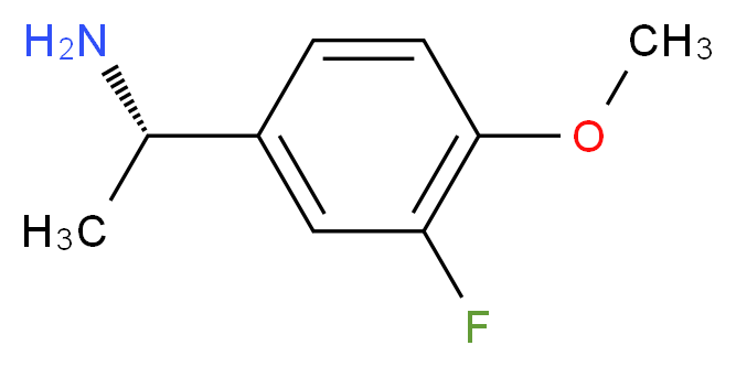 (S)-1-(3-Fluoro-4-Methoxyphenyl)ethanaMine_分子结构_CAS_870849-66-4)