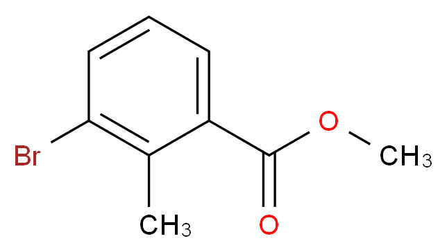 methyl 3-bromo-2-methylbenzoate_分子结构_CAS_99548-54-6
