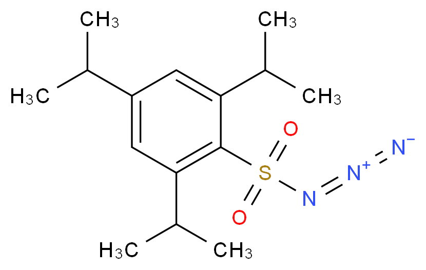 2,4,6-tris(propan-2-yl)benzene-1-sulfonyl azide_分子结构_CAS_36982-84-0