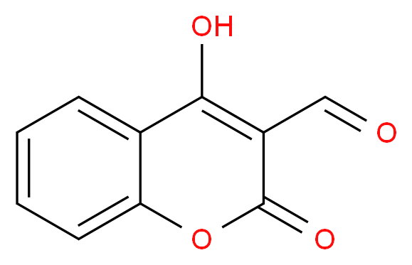 4-hydroxy-2-oxo-2H-chromene-3-carbaldehyde_分子结构_CAS_51751-34-9
