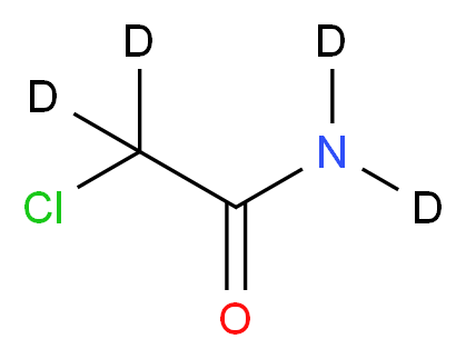 2-Chloroacetamide-d4_分子结构_CAS_122775-20-6)