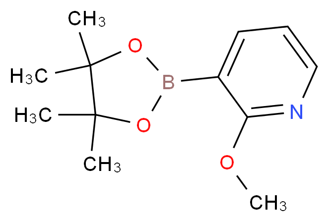 2-METHOXYPYRIDINE-3-BORONIC ACID PINACOL ESTER_分子结构_CAS_163105-90-6)