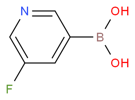 5-Fluoropyridine-3-boronic acid 98%_分子结构_CAS_872041-86-6)