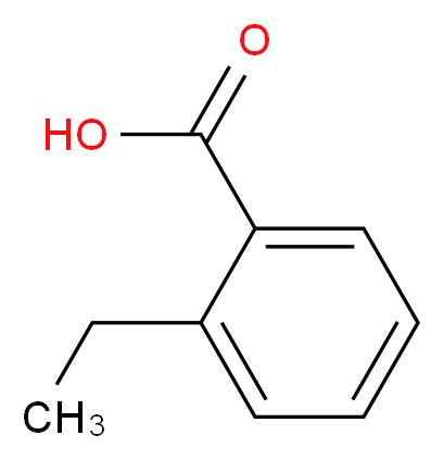 2-ethylbenzoic acid_分子结构_CAS_28134-31-8