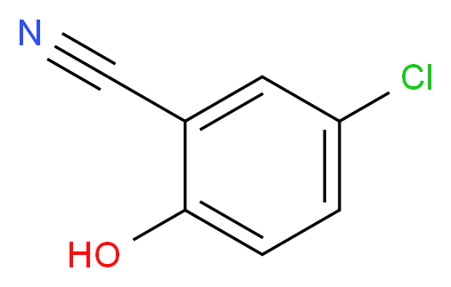 5-Chloro-2-hydroxybenzonitrile_分子结构_CAS_13589-72-5)