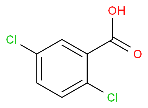 2,5-Dichlorobenzoic acid_分子结构_CAS_50-79-3)