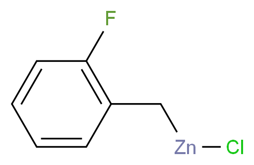 2-氟苄基氯化锌 溶液_分子结构_CAS_312693-05-3)