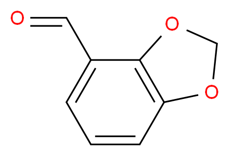 2,3-(亚甲二氧基)苯甲醛_分子结构_CAS_7797-83-3)