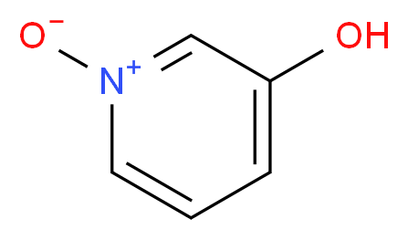 3-羟基吡啶 N-氧化物_分子结构_CAS_6602-28-4)