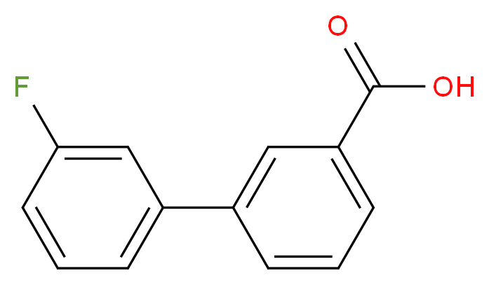 3'-fluorobiphenyl-3-carboxylic acid_分子结构_CAS_168619-04-3)