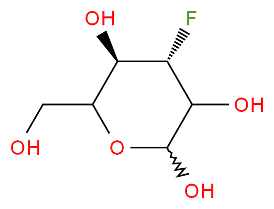 3-Deoxy-3-fluoro-D-glucose_分子结构_CAS_14049-03-7)