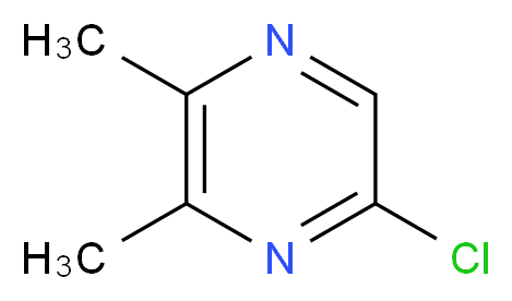 5-chloro-2,3-dimethylpyrazine_分子结构_CAS_59489-32-6