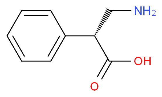 (2R)-3-amino-2-phenylpropanoic acid_分子结构_CAS_1008-63-5