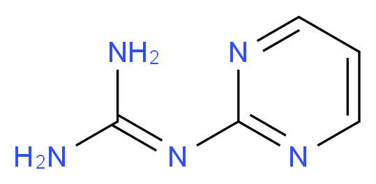 N''-(pyrimidin-2-yl)guanidine_分子结构_CAS_90585-97-0