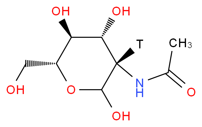 N-Acetyl-D-mannosamine-2-H(3)_分子结构_CAS_)
