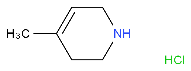 4-Methyl-1,2,3,6-tetrahydropyridine hydrochloride_分子结构_CAS_)