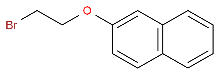 2-(2-bromoethoxy)naphthalene_分子结构_CAS_13247-80-8