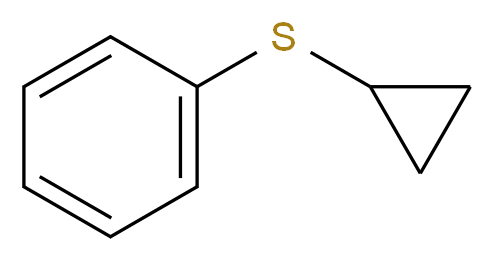 (cyclopropylsulfanyl)benzene_分子结构_CAS_14633-54-6