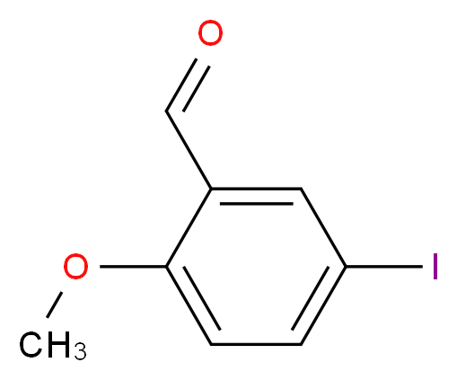 5-iodo-2-methoxybenzaldehyde_分子结构_CAS_146137-72-6