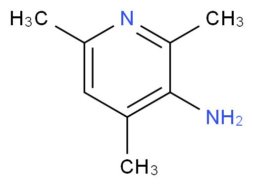 2,4,6-trimethylpyridin-3-amine_分子结构_CAS_51467-70-0