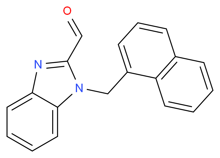 1-(1-naphthylmethyl)-1H-benzimidazole-2-carbaldehyde_分子结构_CAS_537010-28-9)