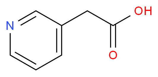 2-(pyridin-3-yl)acetic acid_分子结构_CAS_501-81-5)