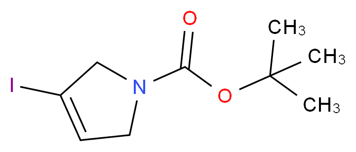 tert-butyl 3-iodo-2,5-dihydro-1H-pyrrole-1-carboxylate_分子结构_CAS_1060813-20-8)