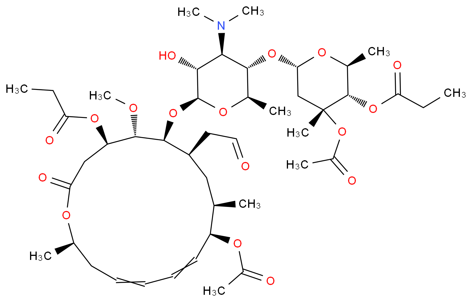 Miocamycin_分子结构_CAS_55881-07-7)