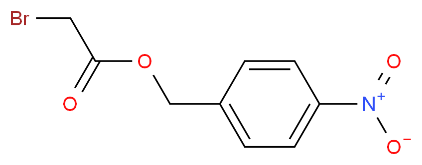 (4-nitrophenyl)methyl 2-bromoacetate_分子结构_CAS_16869-24-2