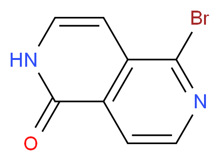 5-BROMO-2,6-NAPHTHYRIDIN-1(2H)-ONE_分子结构_CAS_)