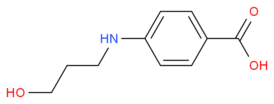 4-[(3-Hydroxypropyl)amino]benzoic Acid_分子结构_CAS_518336-11-3)