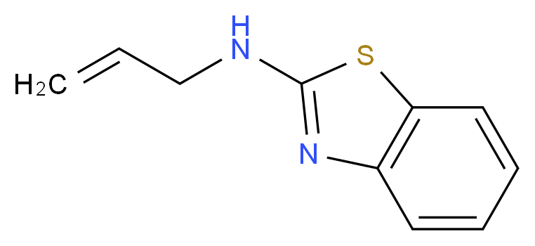 N-(prop-2-en-1-yl)-1,3-benzothiazol-2-amine_分子结构_CAS_24622-34-2