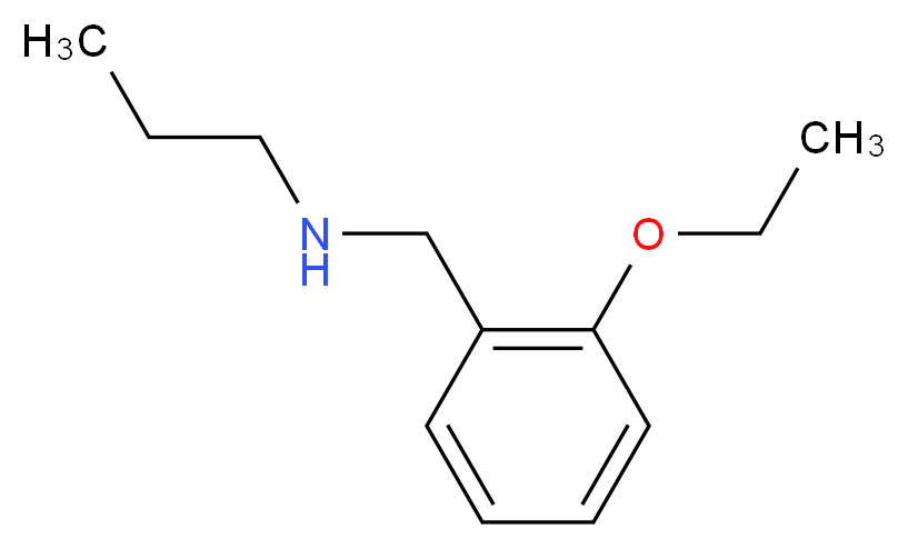 [(2-ethoxyphenyl)methyl](propyl)amine_分子结构_CAS_869942-63-2