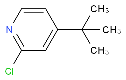 4-tert-butyl-2-chloropyridine_分子结构_CAS_81167-60-4