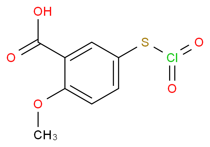 5-(chlorylsulfanyl)-2-methoxybenzoic acid_分子结构_CAS_51904-91-7