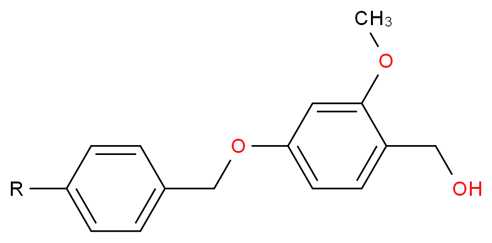 聚合物键合型 4-羟基-2-甲氧基苄醇_分子结构_CAS_)