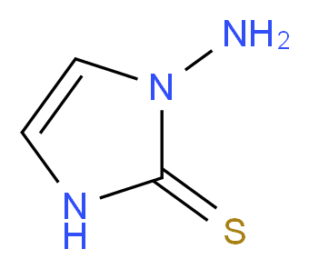 1-amino-2,3-dihydro-1H-imidazole-2-thione_分子结构_CAS_117829-35-3