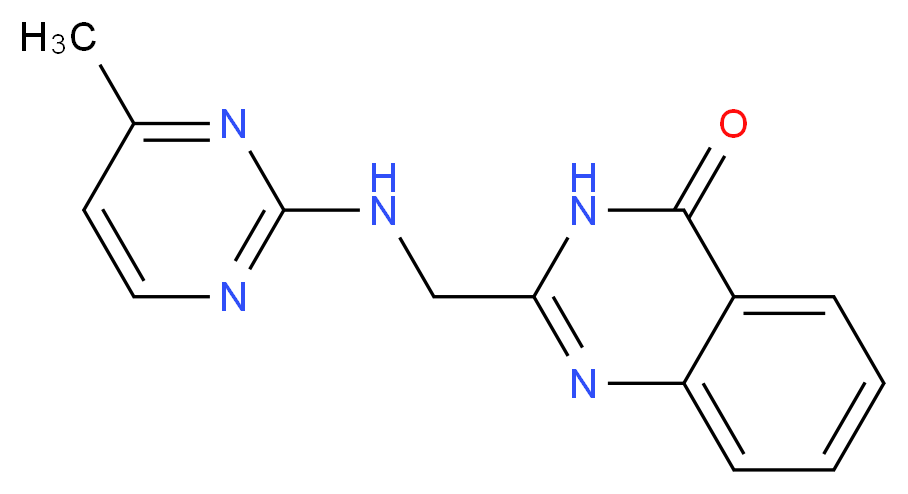 2-{[(4-methyl-2-pyrimidinyl)amino]methyl}-4(3H)-quinazolinone_分子结构_CAS_)