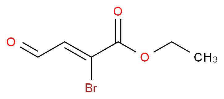 ethyl (2Z)-2-bromo-4-oxobut-2-enoate_分子结构_CAS_1196457-58-5