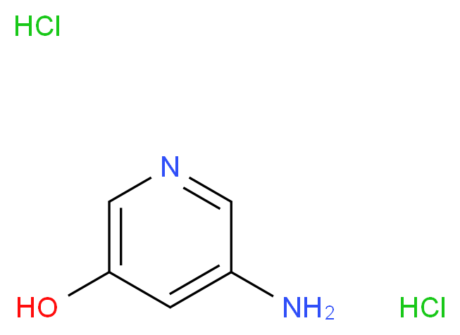 5-AMinopyridin-3-ol dihydrochloride_分子结构_CAS_1186663-39-7)