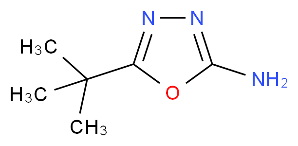 5-tert-Butyl-1,3,4-oxadiazol-2-amine_分子结构_CAS_69741-92-0)