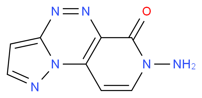 7-aminopyrazolo[5,1-c]pyrido[4,3-e][1,2,4]triazin-6(7H)-one_分子结构_CAS_)