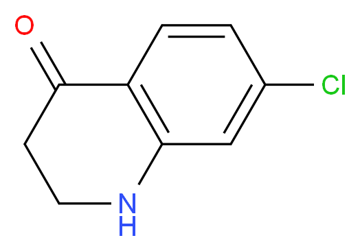 7-chloro-1,2,3,4-tetrahydroquinolin-4-one_分子结构_CAS_21617-15-2