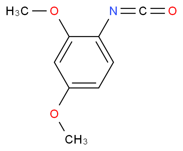 2,4-dimethoxyphenyl isocyanate_分子结构_CAS_84370-87-6)