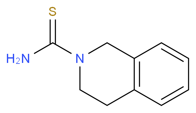 1,2,3,4-tetrahydroisoquinoline-2-carbothioamide_分子结构_CAS_31964-52-0