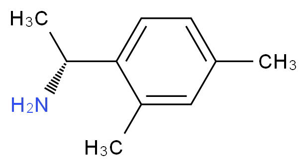(1R)-1-(2,4-dimethylphenyl)ethanamine_分子结构_CAS_856563-10-5)
