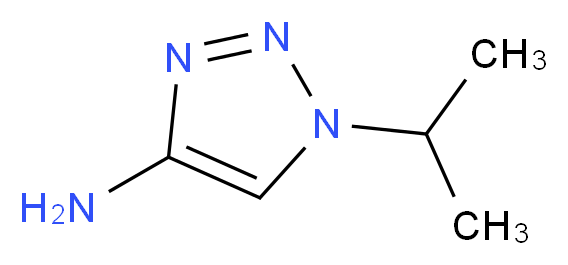 1-isopropyl-1H-1,2,3-triazol-4-amine_分子结构_CAS_959237-92-4)